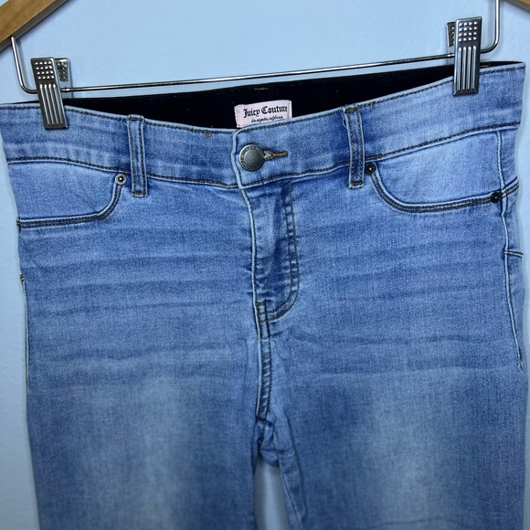 Juicy Couture Women’s Size 8 Skinny Jeans Cropped Light Wash - Picture 4 of 7